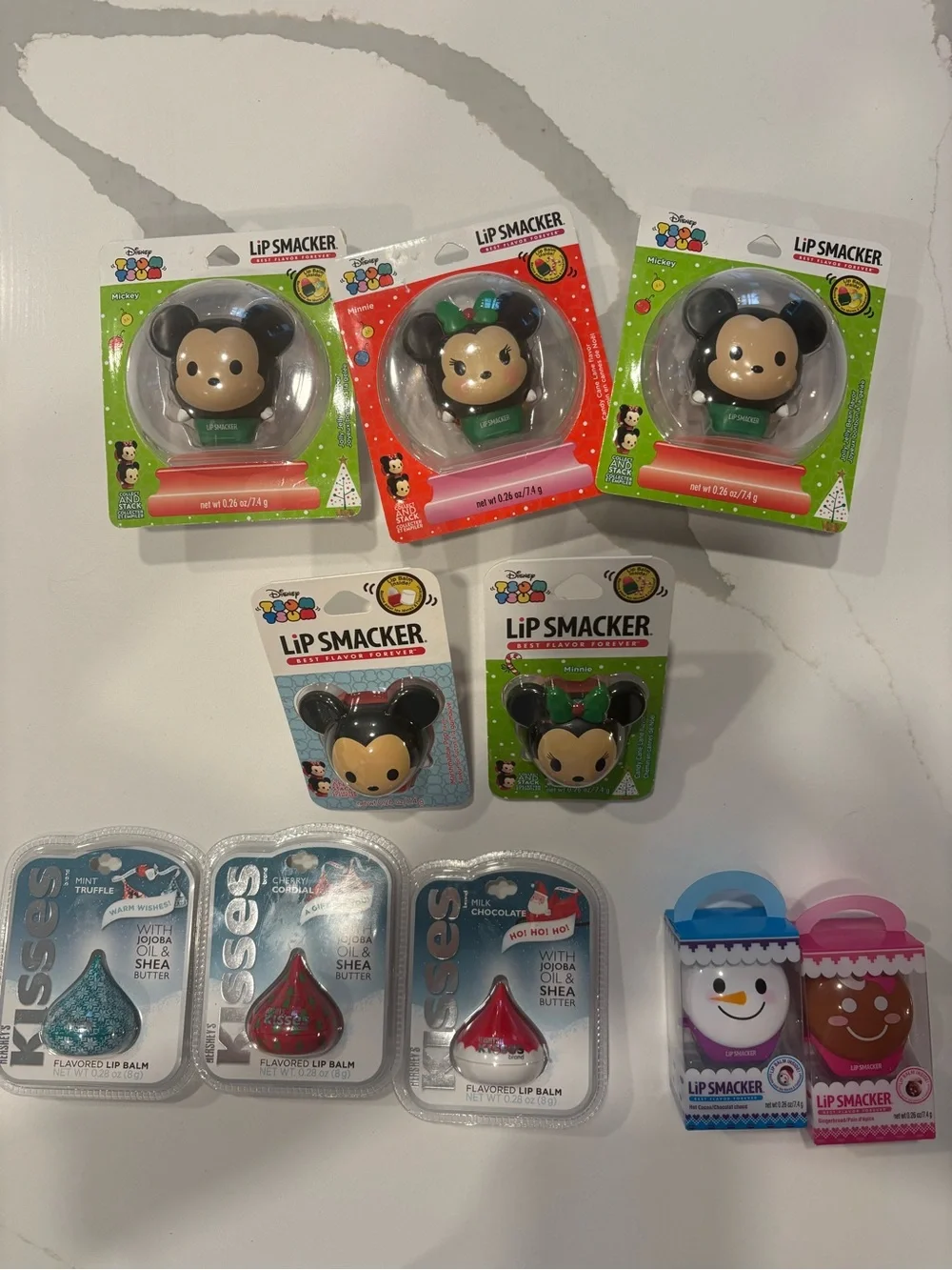 Lip Smacker Disney Tsum Tsum, Mickey & Minnie, Hershey Kisses & Fun Characters